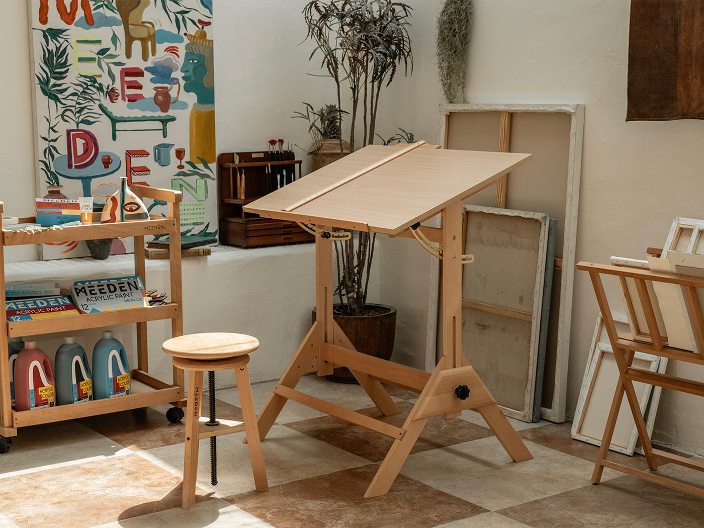 Desk & Stool