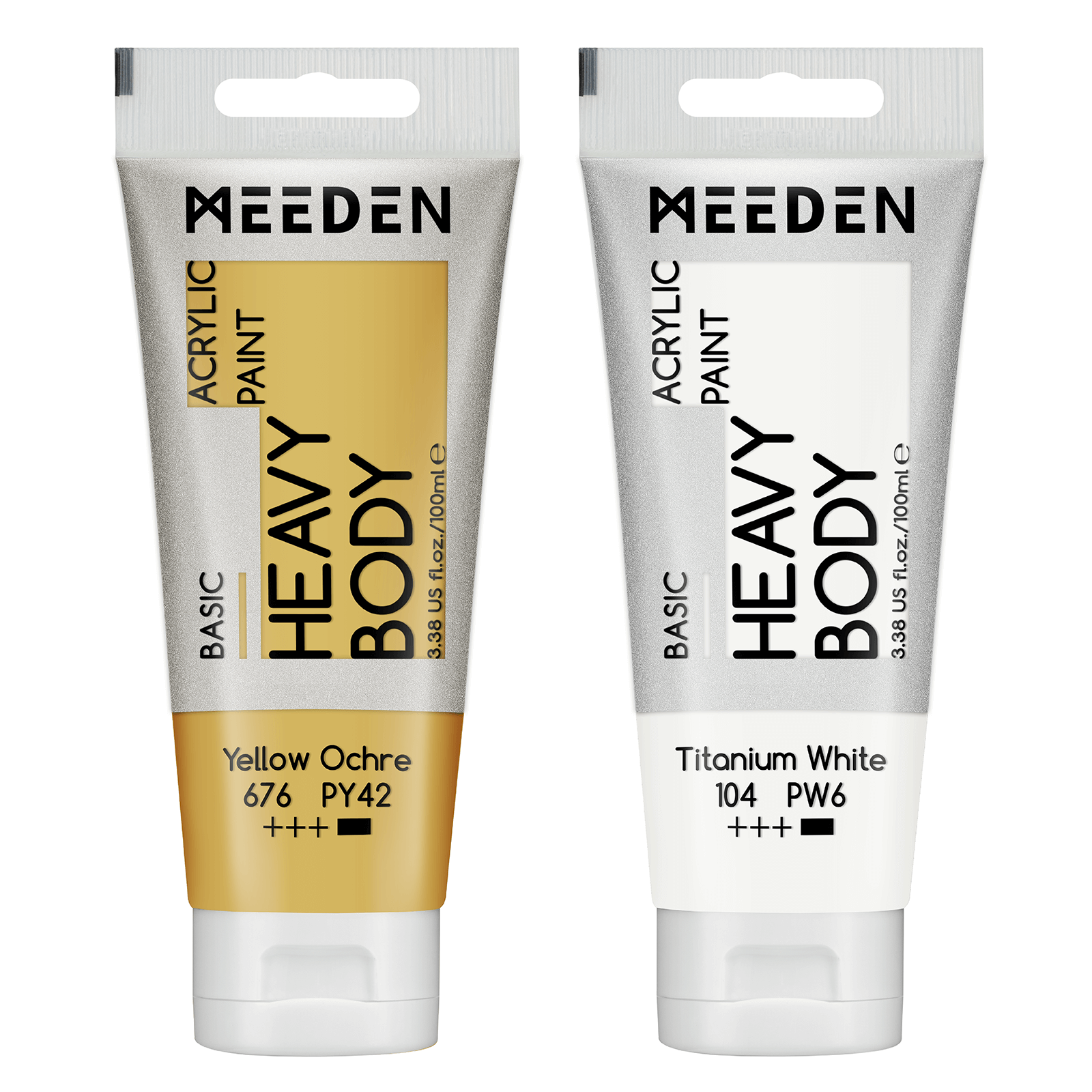 MEEDEN Acrylic Paint Tube, 37 Colors Available, 100ml / 3.38oz