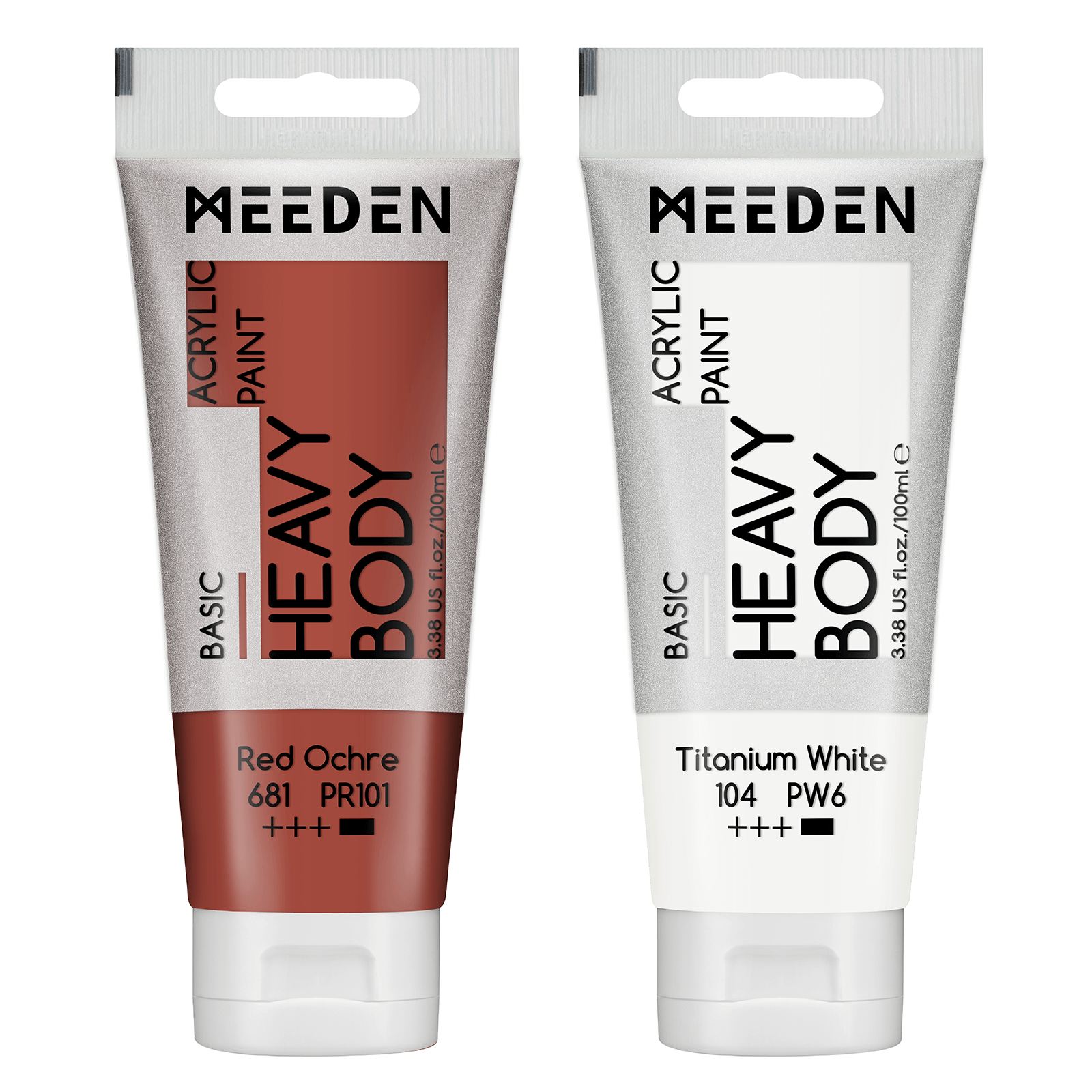 MEEDEN Acrylic Paint Tube, 37 Colors Available, 100ml / 3.38oz