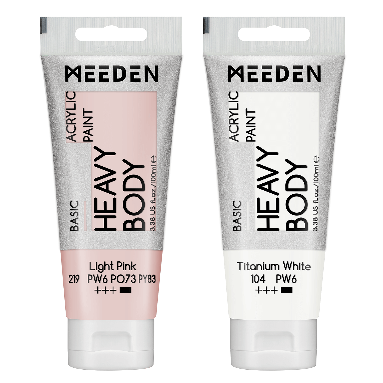 MEEDEN Acrylic Paint Tube, 37 Colors Available, 100ml / 3.38oz