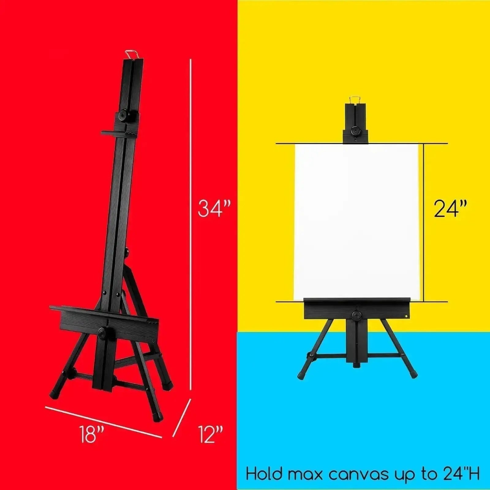 MEEDEN Aluminum Adjustable Tabletop Easel-ES-6024 - MEEDEN ARTEasel