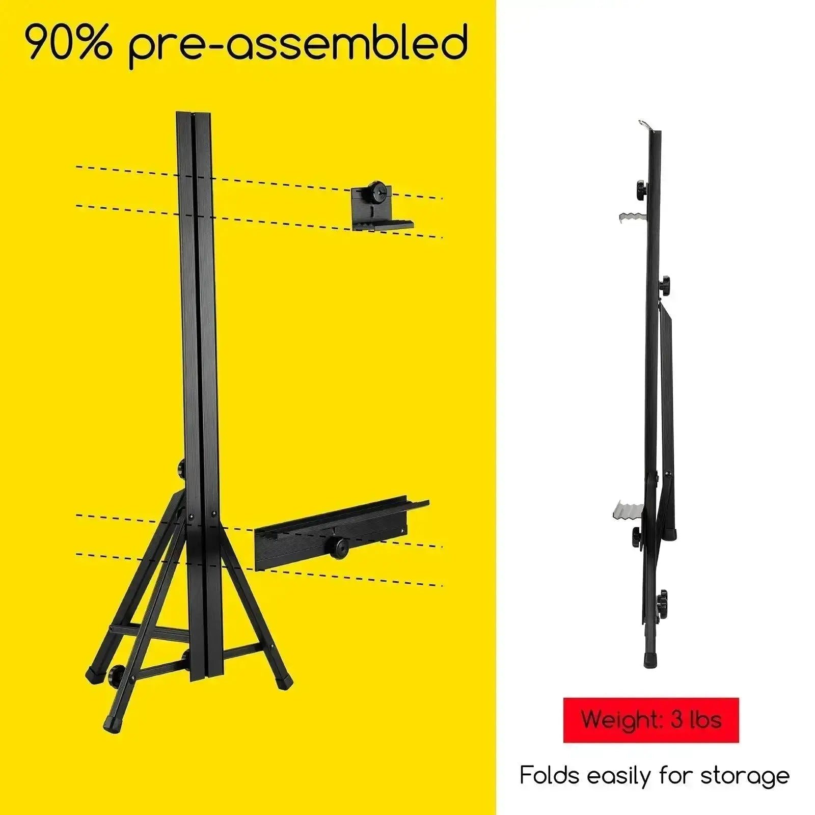 MEEDEN Aluminum Adjustable Tabletop Easel-ES-6024 - MEEDEN ARTEasel