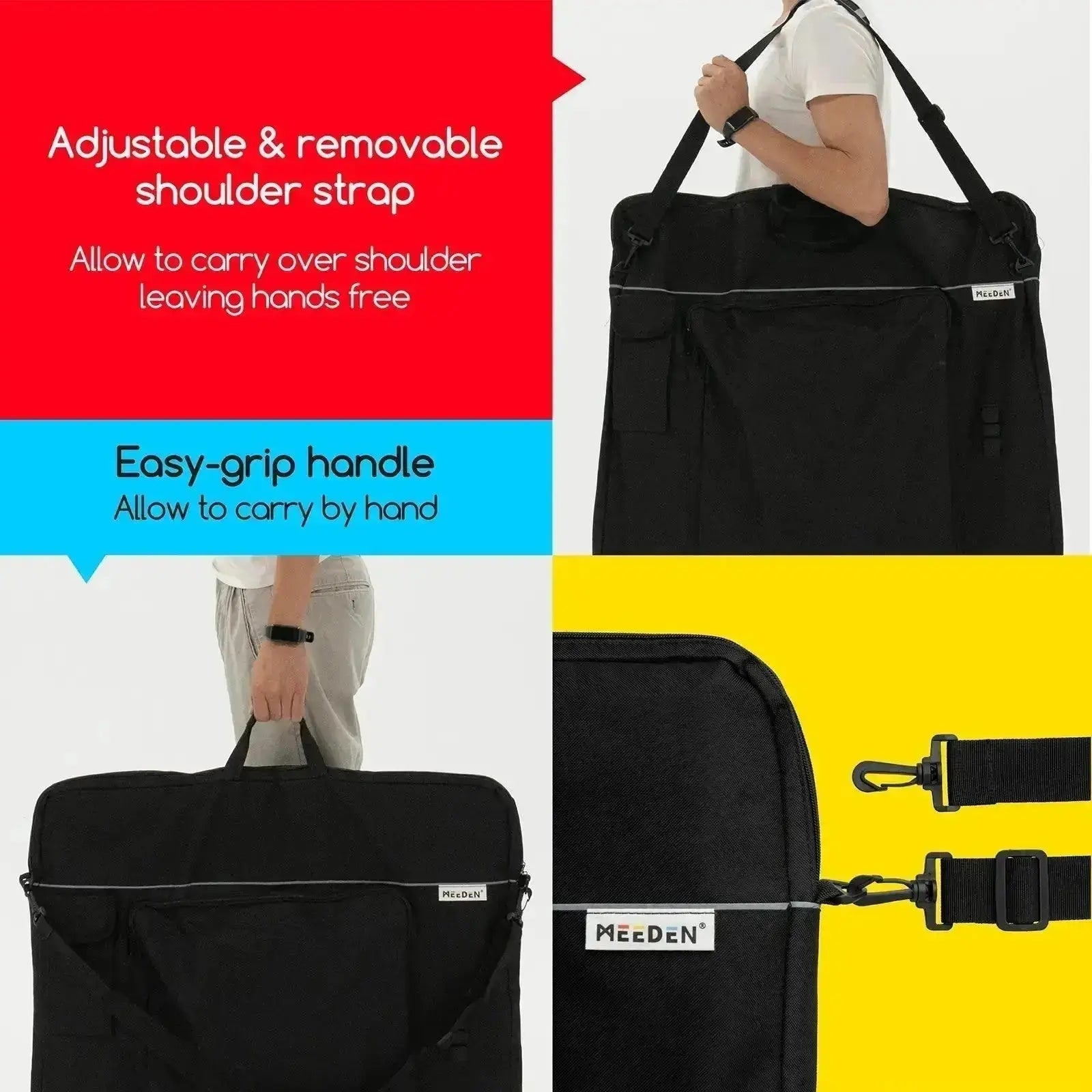 MEEDEN Art Portfolio Case with 6 Pockets, 24" x 29" - MEEDEN ARTBag