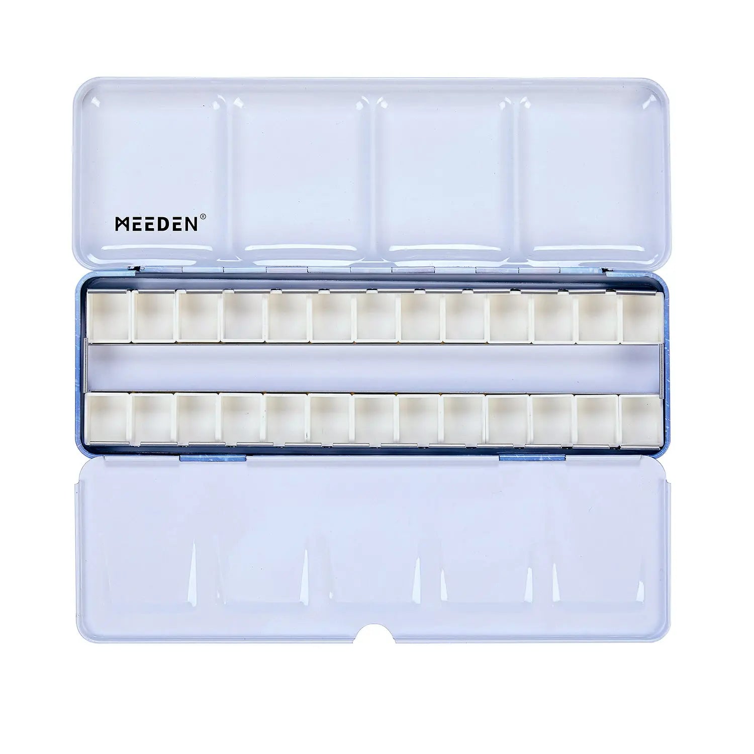 MEEDEN Empty Watercolor Tin Palette with 26 Pcs Half Pans, Galaxy MEEDEN