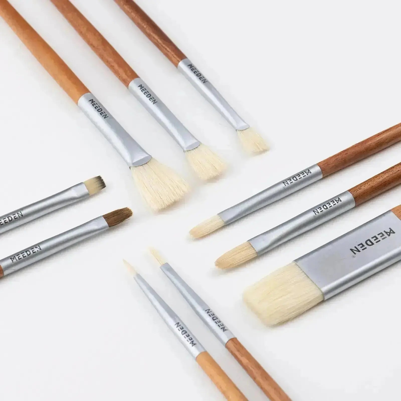 MEEDEN Professional 10 Pcs Oil Paint Brush Set - MEEDEN ARTBrushes