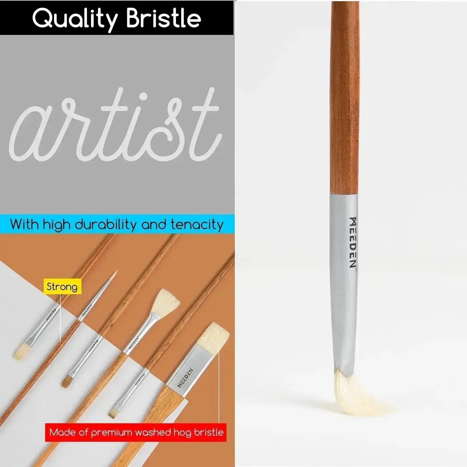 MEEDEN Professional 10 Pcs Oil Paint Brush Set - MEEDEN ARTBrushes