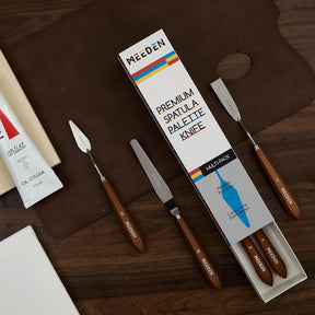 MEEDEN Artist Palette Knife Set:6 Piece Stainless Steel Art Scraper Palette Knife