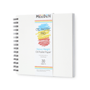 MEEDEN 8"x 8" Oil Pastel Paper Pad: 140lb/300gsm