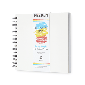 MEEDEN 8"x 8" Oil Pastel Paper Pad: 140lb/300gsm