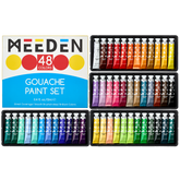 MEEDEN Gouache Maling Sæt, 48 Tuber, 12 ml/0,4 oz
