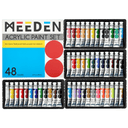 MEEDEN Akrylfarvesæt, 48 rør, 12 ml/0,41 oz