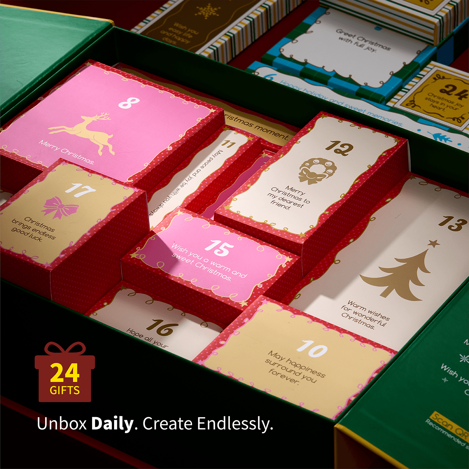 MEEDEN Christmas Advent Calendar 2026, 24 Days of Art Supplies & DIY Crafts