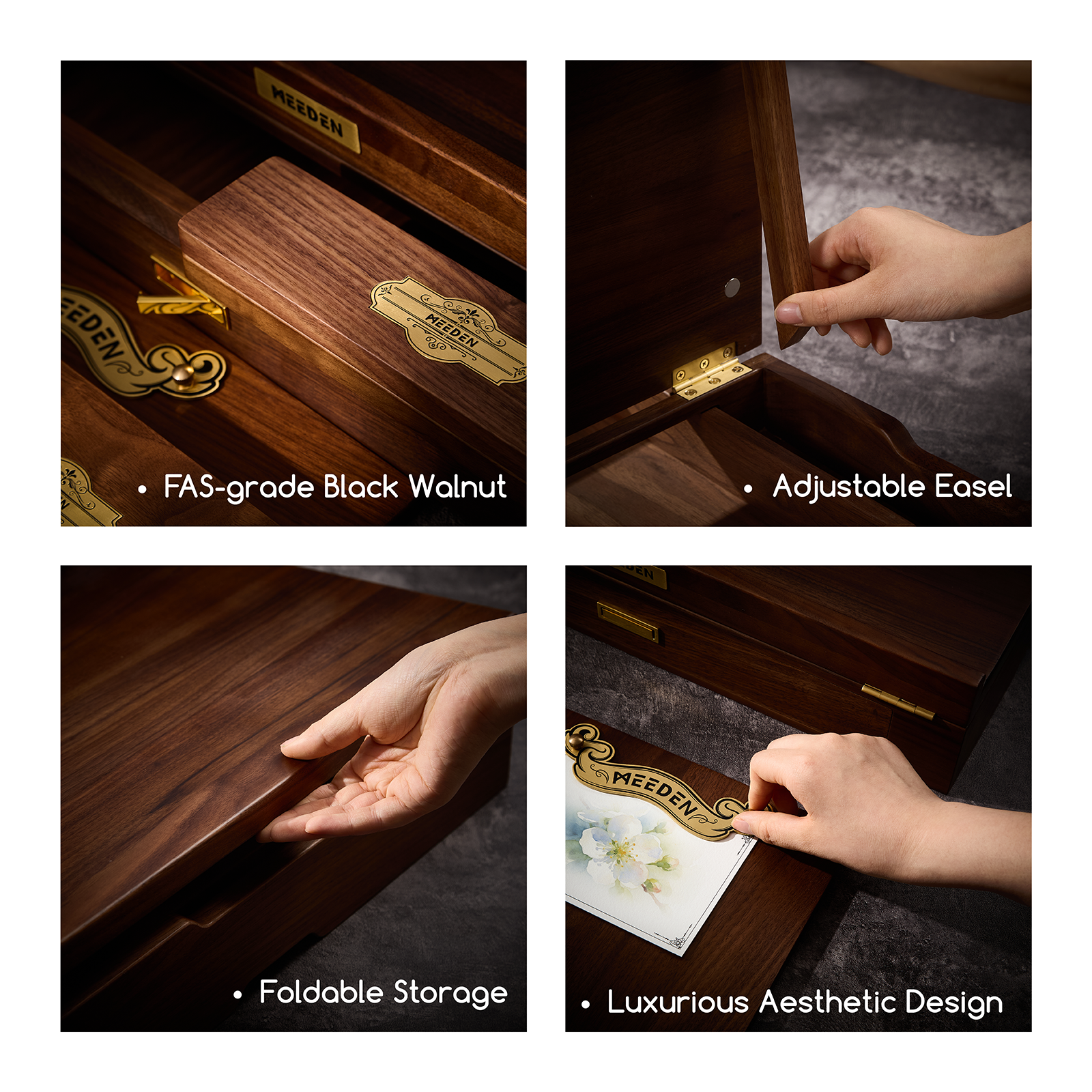 MEEDEN Luxury Tabletop Easel Set