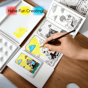 MEEDEN Travel Watercolor Paint Set , 50 Colors