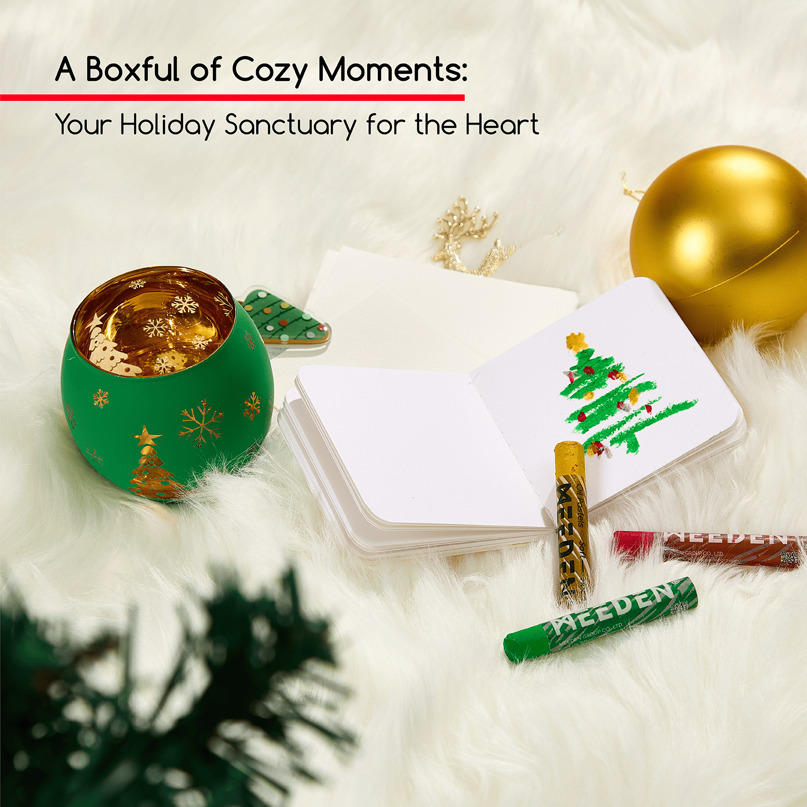 MEEDEN Creative Christmas Countdown: Art & DIY in One Box