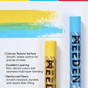 MEEDEN 9"x 12" Oil Pastel Paper Pad: 140lb/300gsm