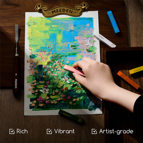 MEEDEN 48-Color Artist Soft Oil Pastel