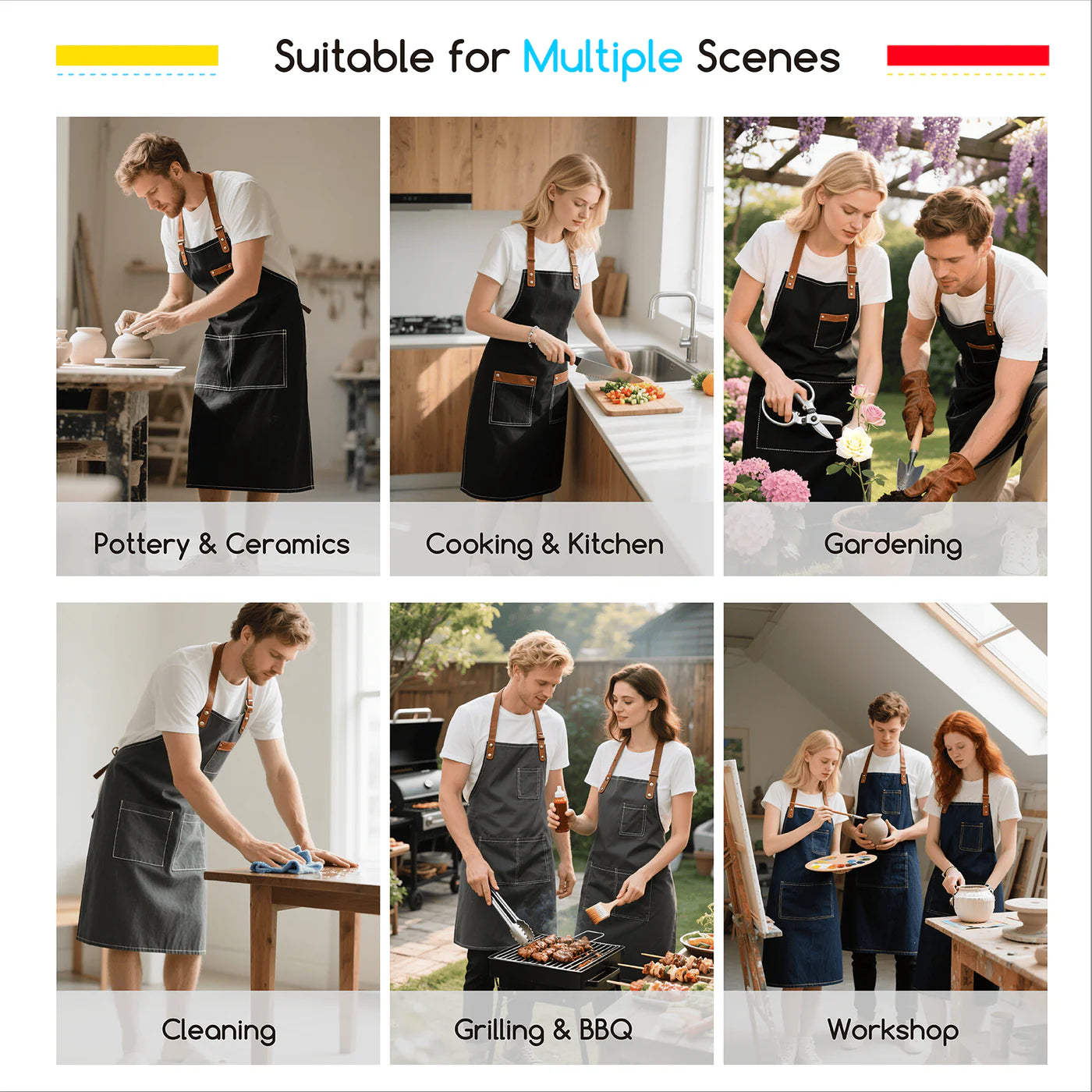 MEEDEN Waterproof Painting Apron – For Art & Crafts