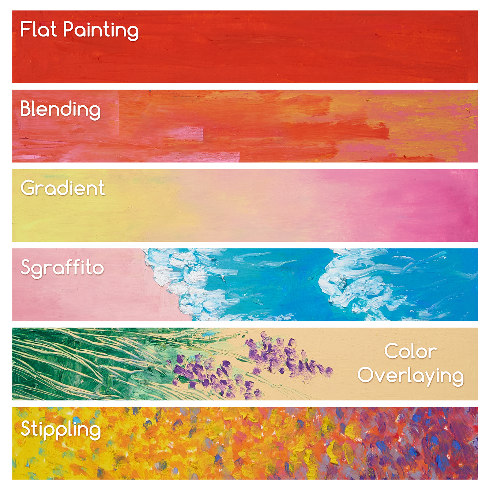 MEEDEN 48-Color Artist Soft Oil Pastel