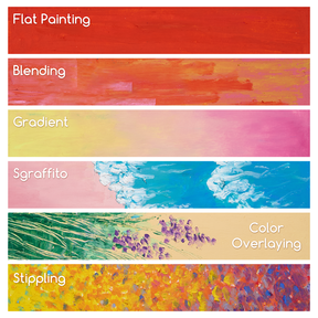 MEEDEN 48 Colors Square Oil Pastels Set for Artists