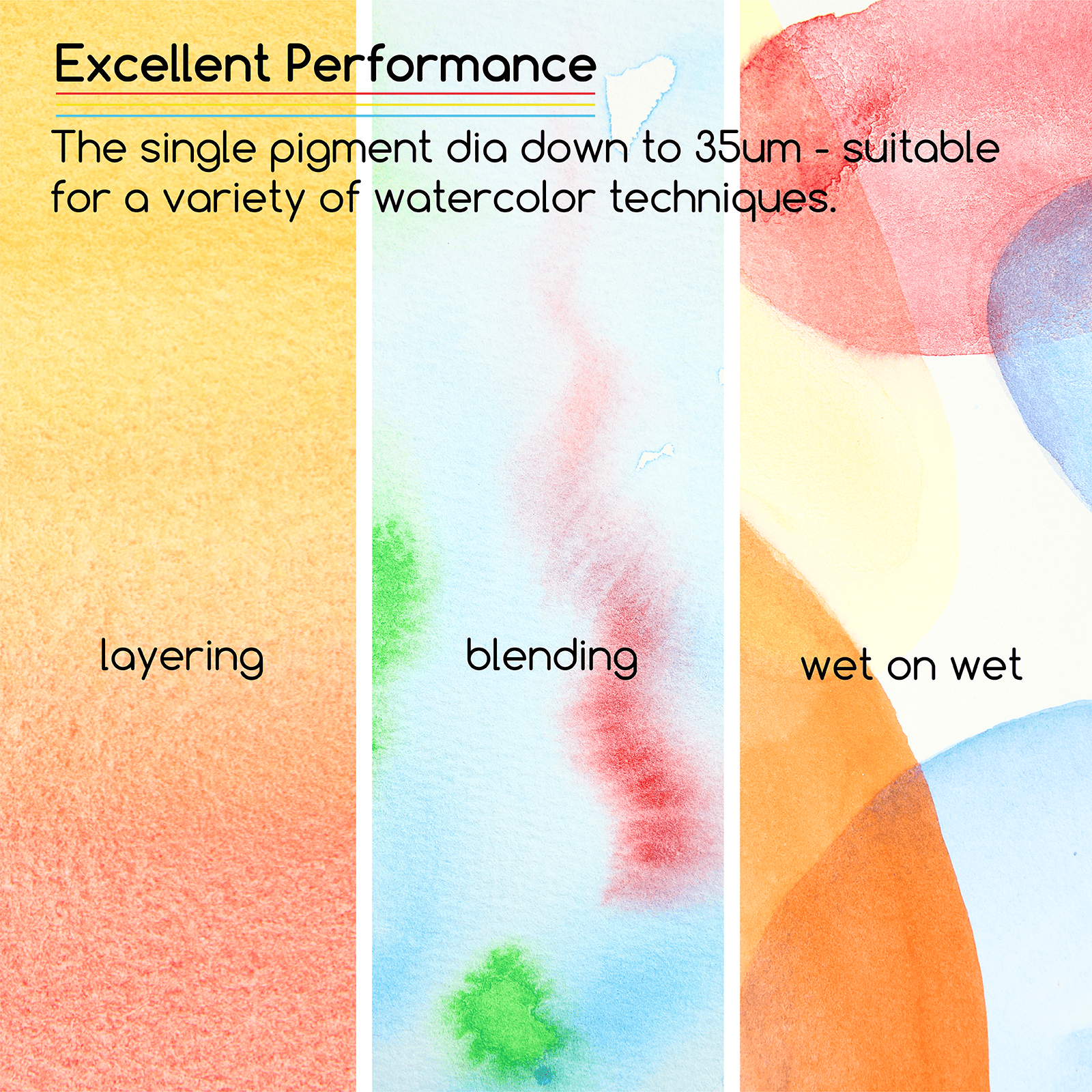 MEEDEN Watercolor Paint Set, 12 Tubes, 12 ml / 0.41 oz