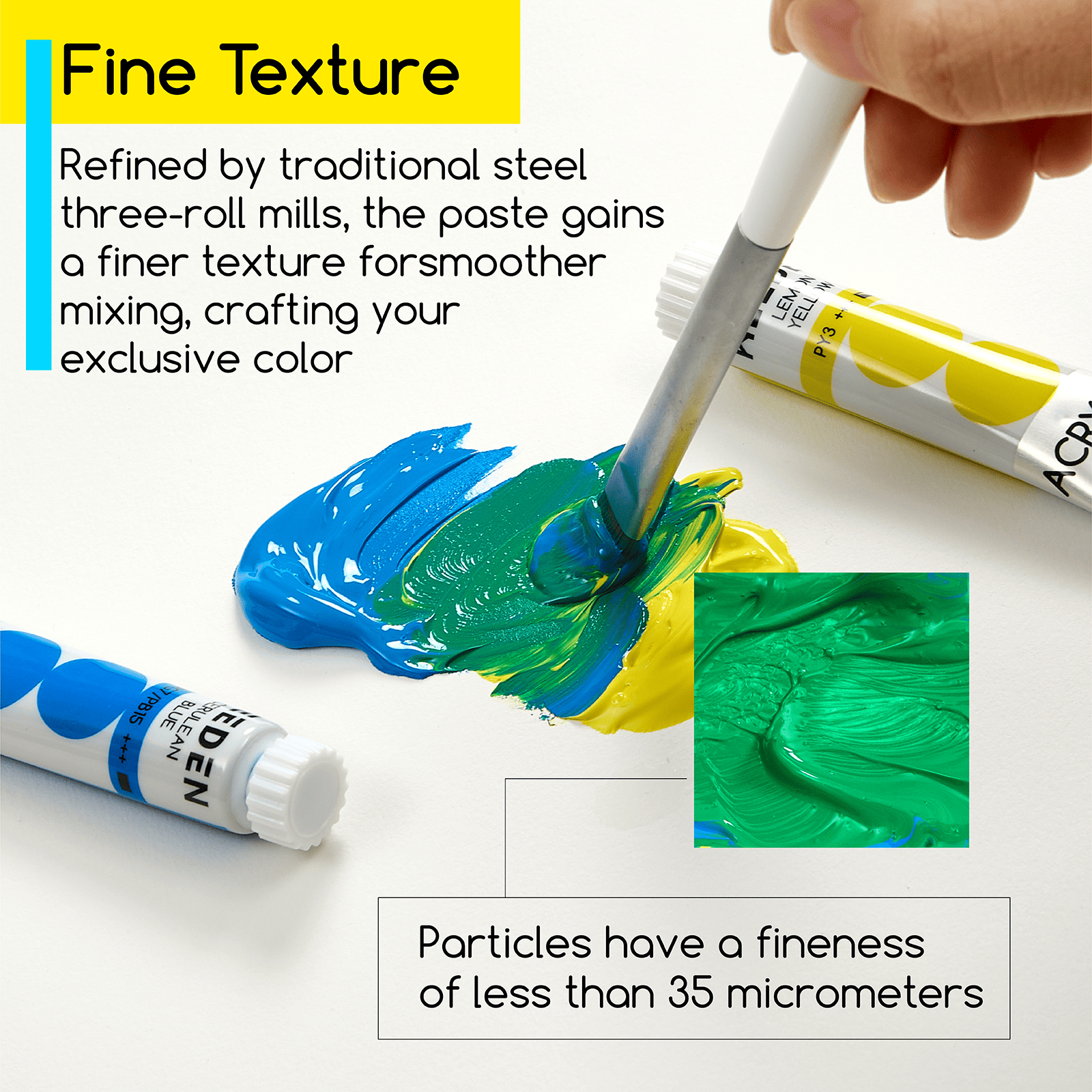 MEEDEN Acrylic Paint Set, 48 Tubes, 12 ml / 0.41 oz