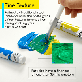 MEEDEN Acrylic Paint Set, 24 Tubes, 12 ml / 0.41 oz