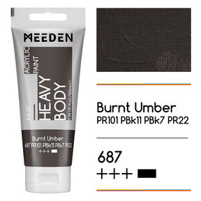 MEEDEN Acrylic Paint Tube, 37 Colors Available, 100ml / 3.38oz