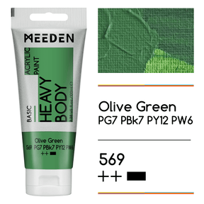 MEEDEN Acrylic Paint Tube, 37 Colors Available, 100ml / 3.38oz