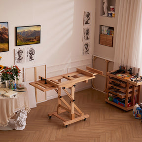 MEEDEN Deluxe Studio Duży Wózek Ciężarowy Artystyczny Statyw-DHJ-12