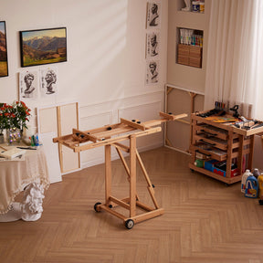 MEEDEN Vielseitige Studio-H-Rahmen-KünstlerstaffeleiW14