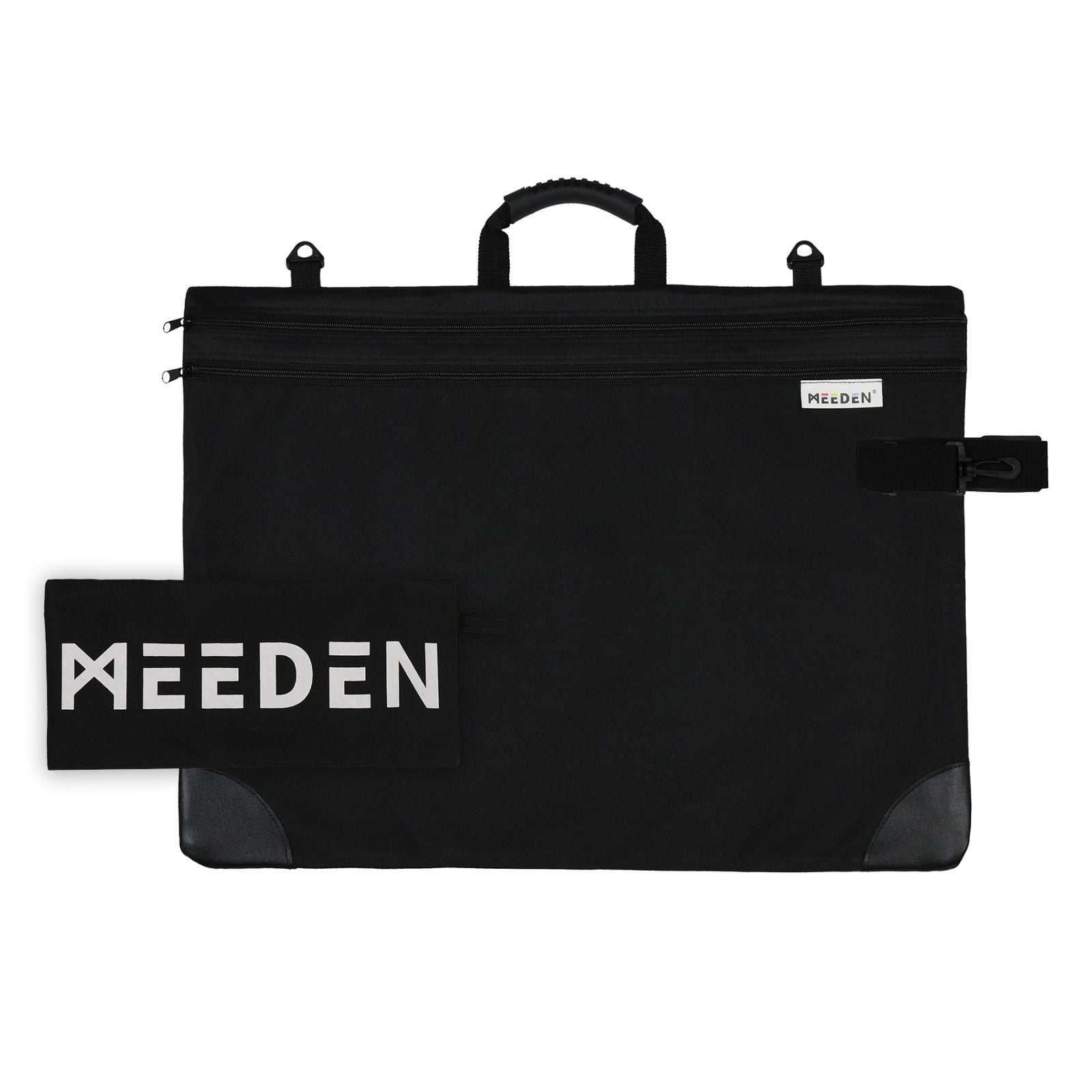 MEEDEN 20"x26" Art Portfolio Case, Water-Resistant Artist Storage Bag with Double Compartments