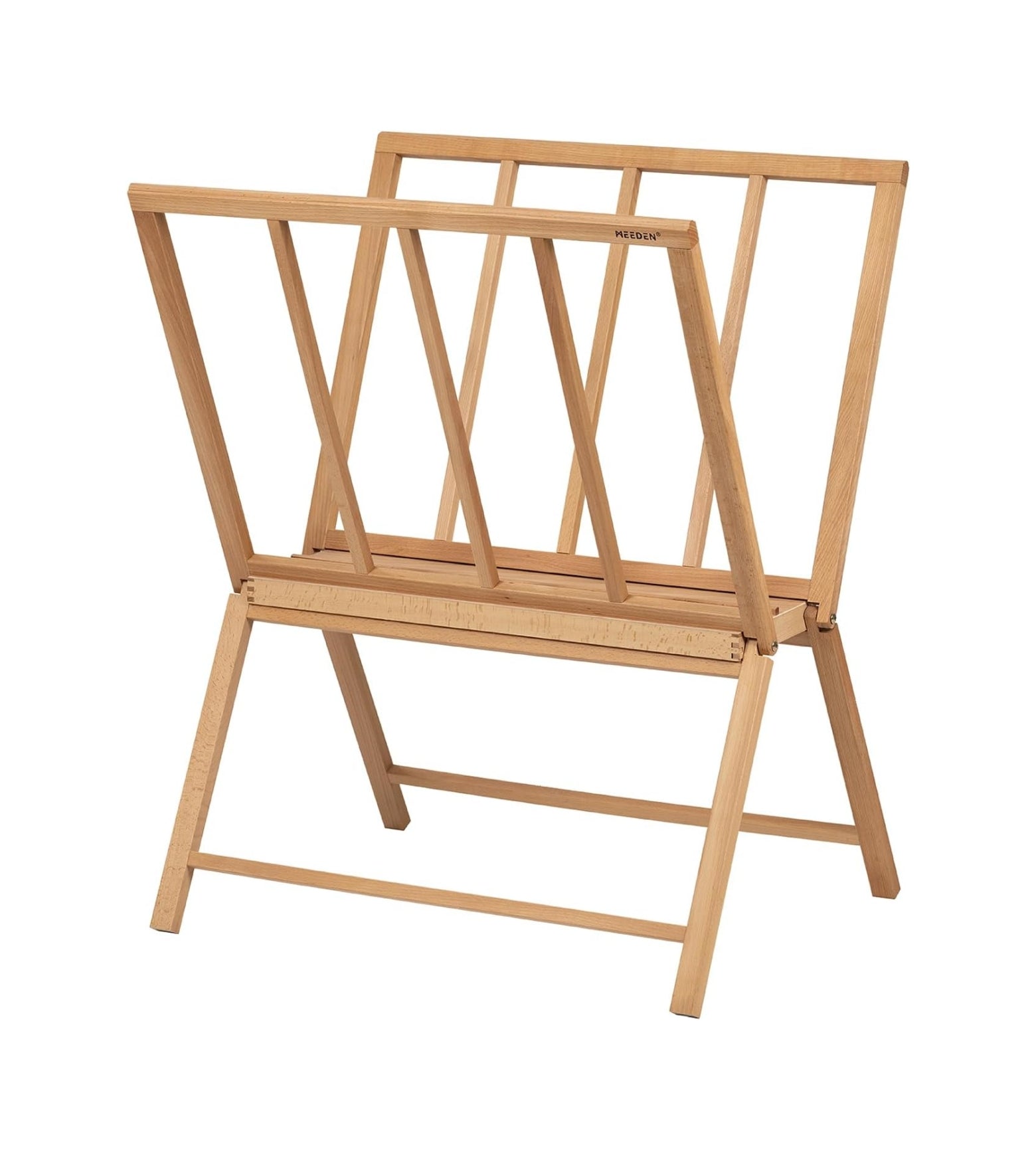 MEEDEN Folding Large Print Rack-Natural Wood-Large