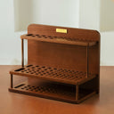 MEEDEN Organizador de Pinceles de Madera de 2 Niveles Pro - BJ-01
