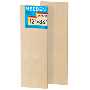 MEEDEN Artist Birch Wood Canvas Board, 1-1/2” dyb
