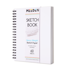 MEEDEN Artist Sketchbook Paper Pad with Heavy Weight Paper