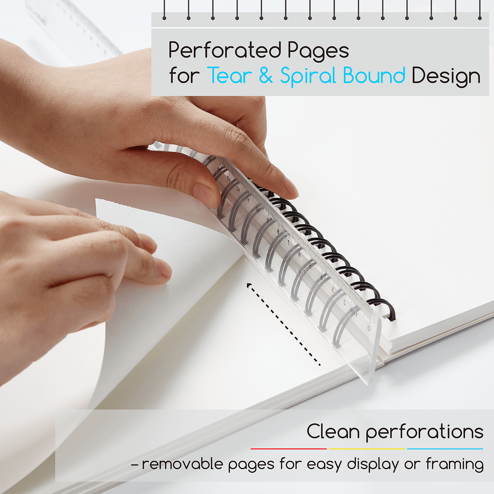 MEEDEN Artist Sketchbook Paper Pad with Heavy Weight Paper