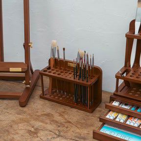 MEEDEN Pro Wooden Paint Brush Holder Organizer-BJ-02
