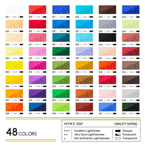 MEEDEN Pastels à l'huile doux, 48 Couleurs + 4 Blancs bonus