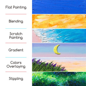 MEEDEN Pastels à l'huile doux, 48 Couleurs + 4 Blancs bonus