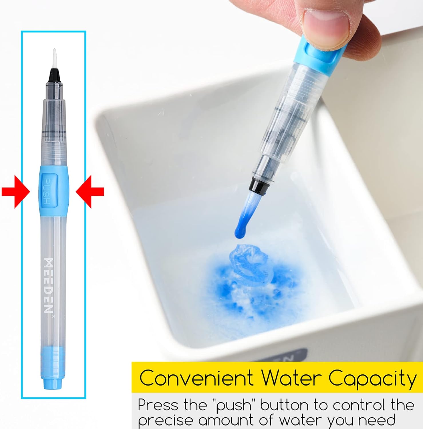 Waterbrush How To Use Refillable Watercolor Brush Pens MEEDEN