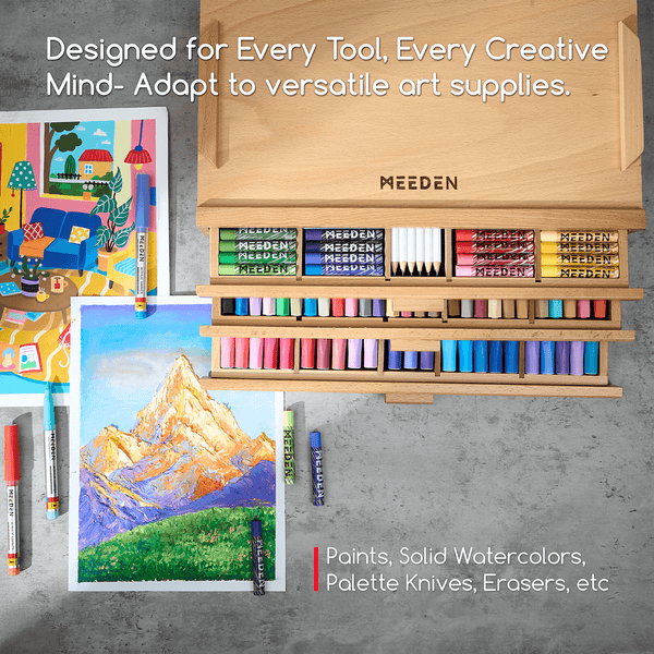 MEEDEN 3 Drawer Storage Artist Tool Supply Box