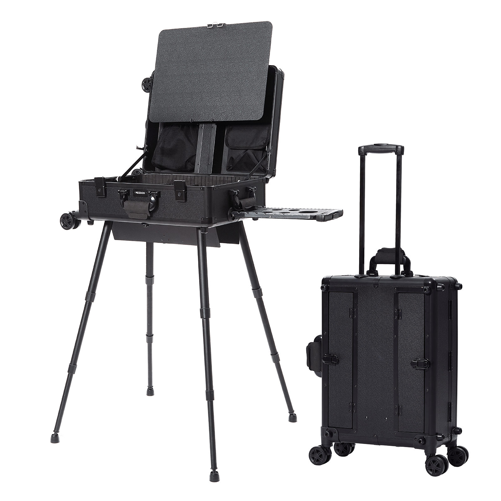 MEEDEN 3-in-1 Portable Plein Air Easel Box with Wheels