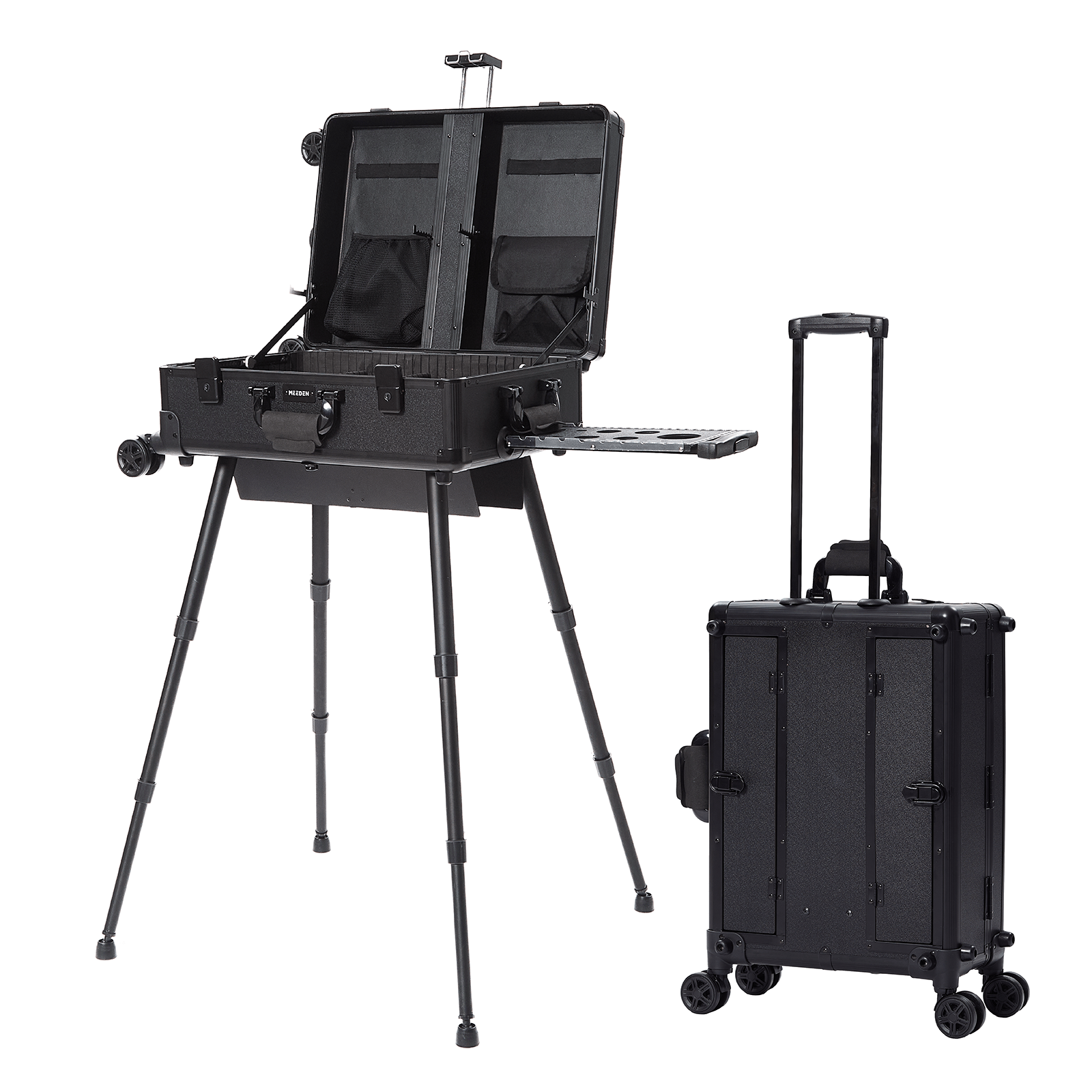 MEEDEN 3-in-1 Portable Plein Air Easel Box with Wheels