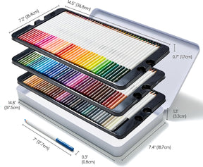 MEEDEN Artist Colored Pencil Set - 120 Oil-Based Pencils