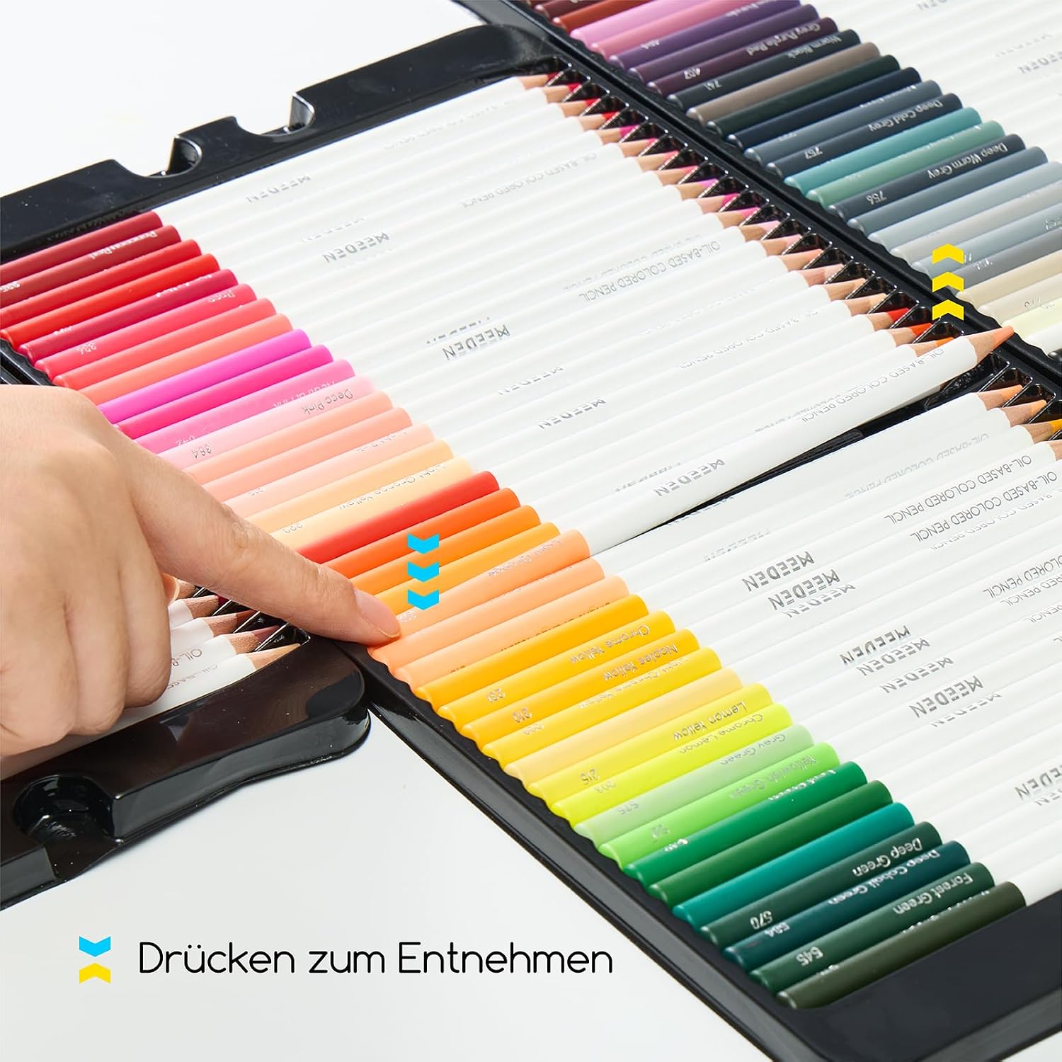 MEEDEN Artist Colored Pencil Set - 72 Oil-Based Pencils