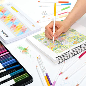 MEEDEN Artist Colored Pencil Set - 72 Oil-Based Pencils
