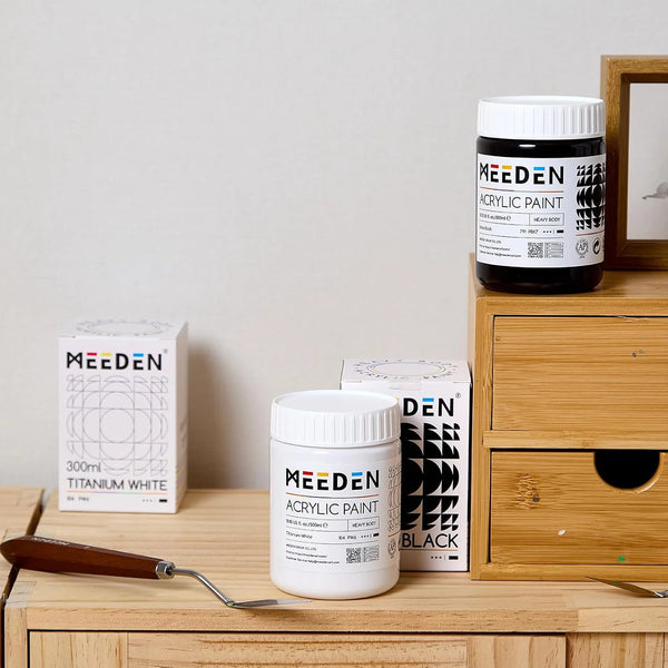MEEDEN Acrylic Paint: 300 ml Acrylic Paint with a Glossy Dense Body
