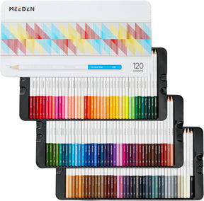 MEEDEN Artist Colored Pencil Set - 120 Oil-Based Pencils