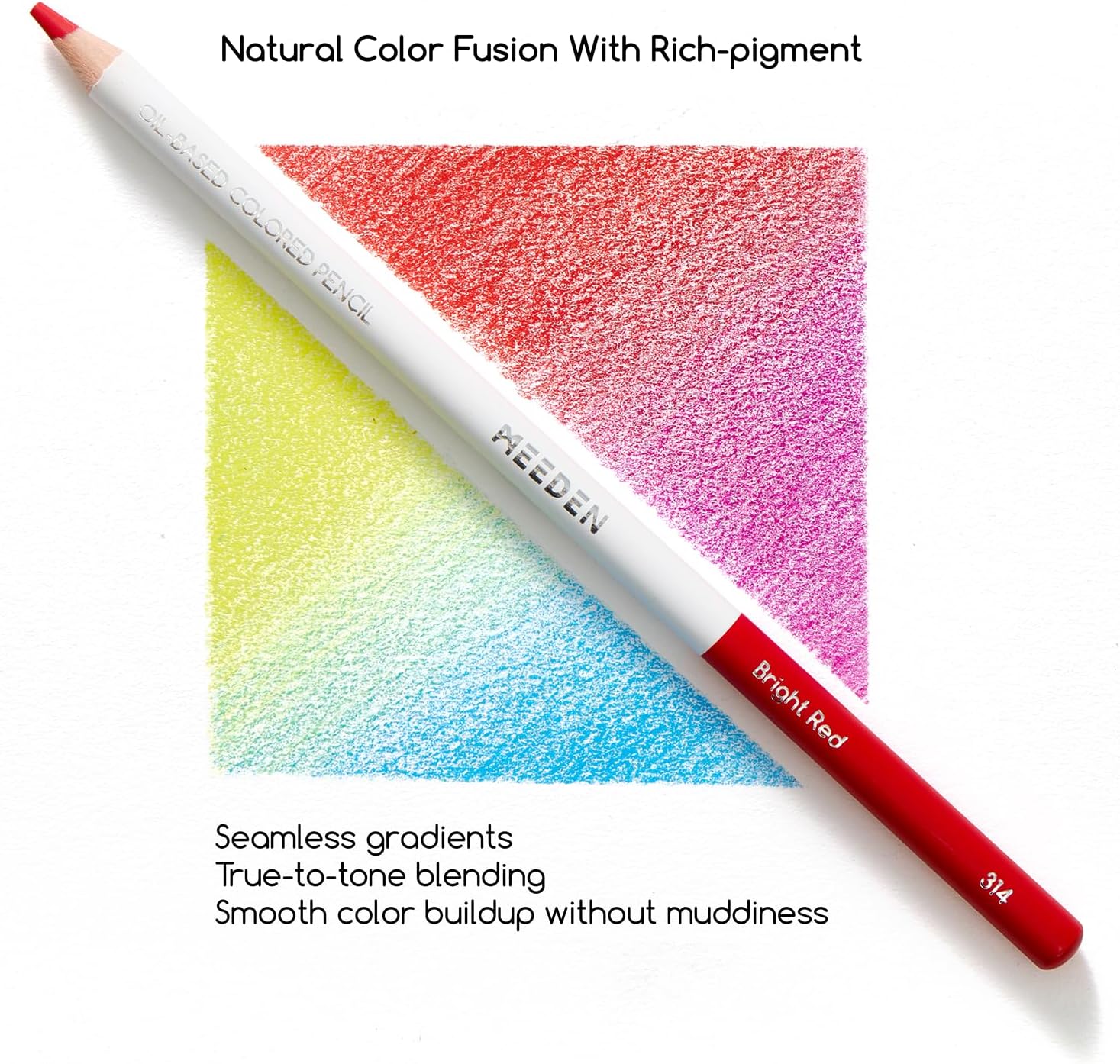 MEEDEN Artist Colored Pencil Set - 120 Oil-Based Pencils